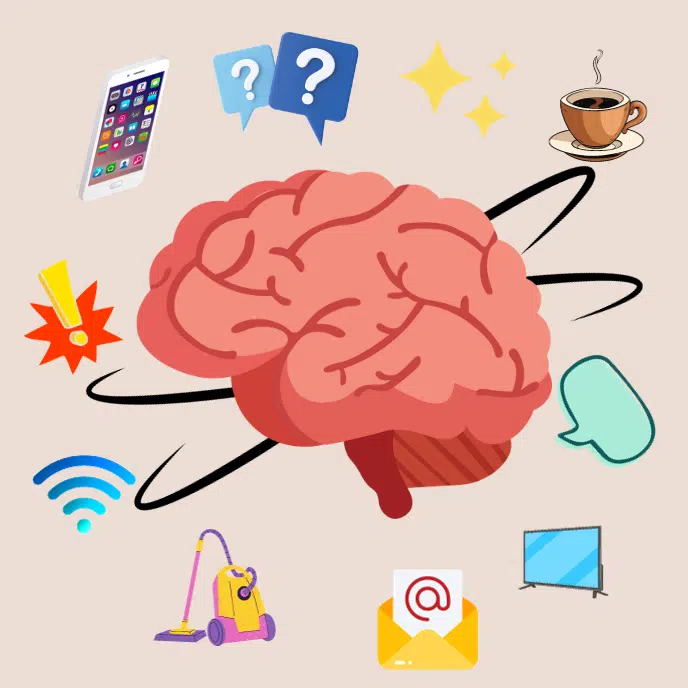 کاهش حواس پرتی